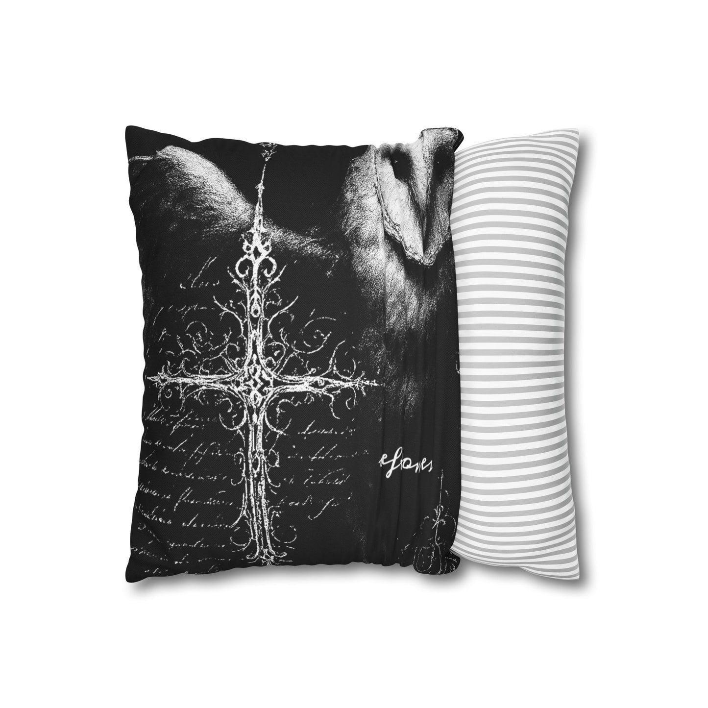 Spun Polyester Square Pillowcase