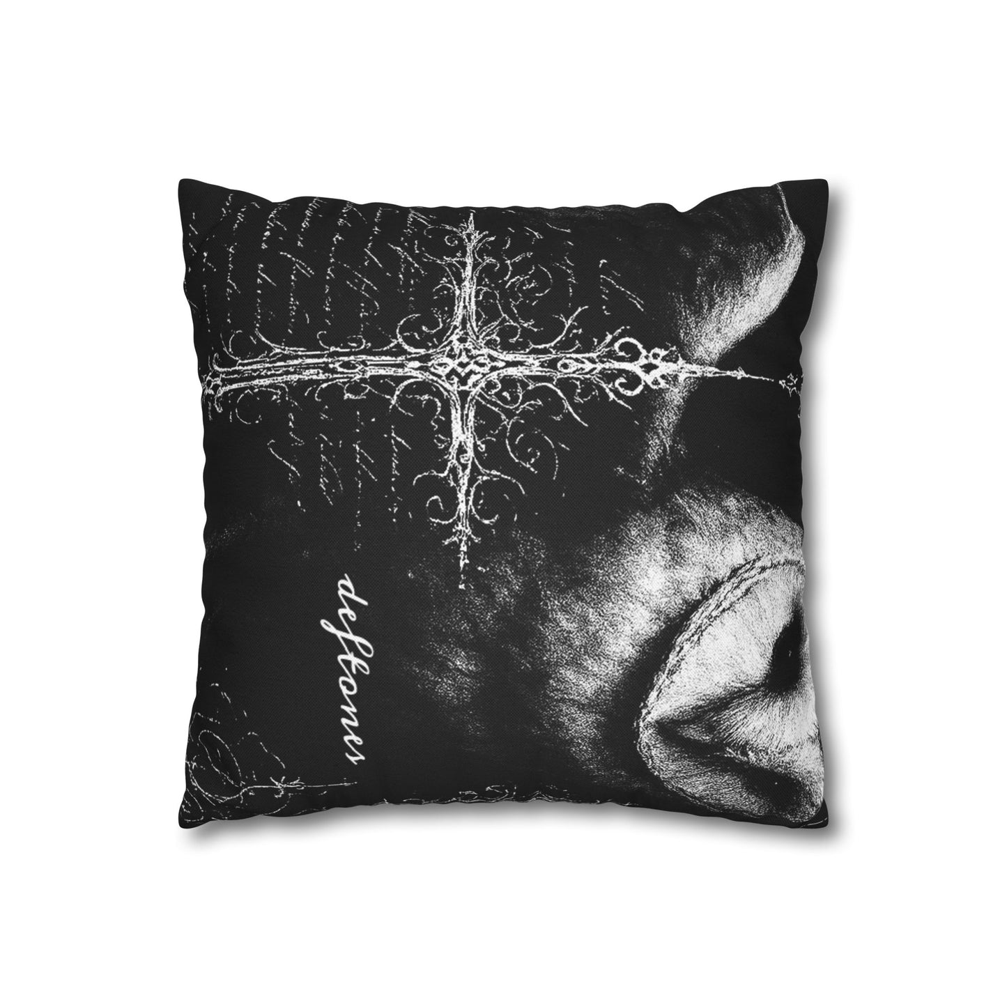 Spun Polyester Square Pillowcase