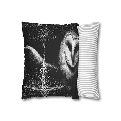 Spun Polyester Square Pillowcase